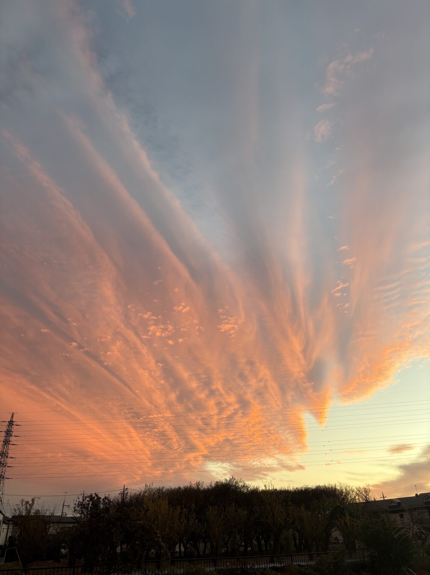 すごい夕焼け✨✨